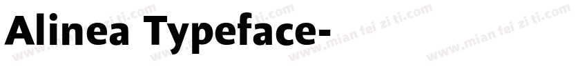 Alinea Typeface字体转换